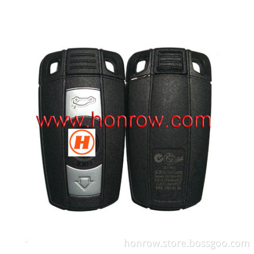 High quality bm 3 button smart remote key for bm 5 series with 7942 Chip 433MHz
